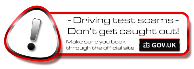 Don´t get scammed! book your theory or driving test in Barnehurst on the .gov site